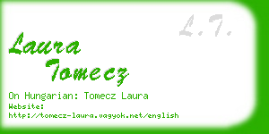 laura tomecz business card
